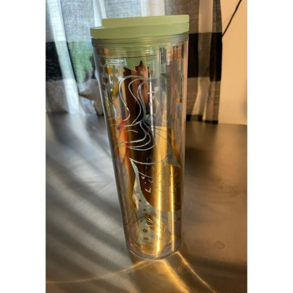 Starbucks Gold‎ Siren Mermaid Cold Cup